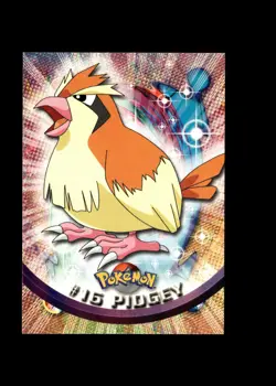 Pidgey : 1999 Topps Pokemon TV Animation Black Logo Card #16 + Fast FREE Ship - Image 1