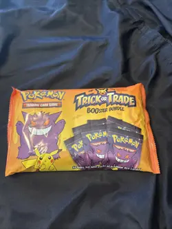 Halloween Pokemon TCG Trick Or Trade BOOster Bundle Bag 40 Packs - 120 Cards 820650850783 - Image 1