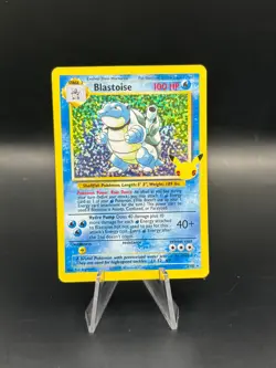 Blastoise 25th 2/102 Celebrations Classic Collection 2021 Near Mint Pokemon - Image 1