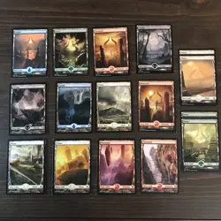 40 FULL ART LAND CARD LOT-Magic the Gathering Various Sets LP-DMG MTG TCG - Image 2