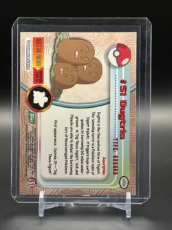 1999 Topps TV Animation Dugtrio #51 Green Logo Non Foil Pokemon Card - Image 2