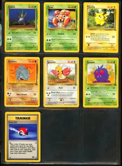 1999 Pokemon JUNGLE & FOSSIL Set COMPLETE Unlimited Edition COMMON Cards Lot NM - Image 4
