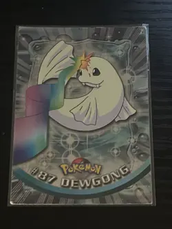 #87 DEWGONG Pokemon Topps TV Animation Edition Trading Card 1999 2000 - Image 1