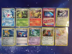 Lot of 20 Holo Pokemon Cards - Diamond and Pearl Era - MP/HP - Image 1