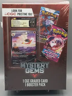 Pokemon TCG Mystery Gems Box-1 CGC Graded Card + 1 Booster Pack - Image 2