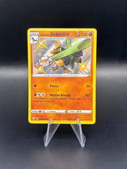Galarian Sirfetch'd (Shiny) SV064/SV122 Ultra Rare Shining Fates NM Pokemon TCG - Image 1