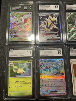Pokemon Graded Card Lot Of 8 CGC And TAG 10 - Image 2