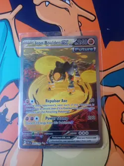 Iron Boulder EX 207/162 Temporal Forces Special Illustration Holo Card RARE ⭐ - Image 1