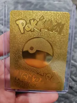 Charizard Vmax Gold Foil Fan Art Vinyl Textured Collector Pokemon Card - Image 2