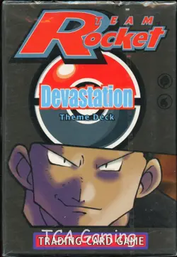 1x SEALED Team Rocket DEVASTATION Theme Deck (60 Pokemon Cards) - Image 1