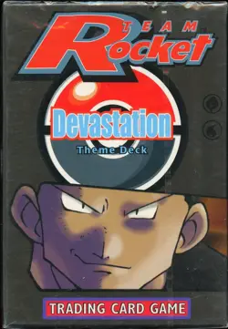 1x SEALED Team Rocket DEVASTATION Theme Deck (60 Pokemon Cards) - Image 2