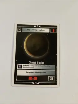 Star Trek CCG Missions Cloaked Mission Uncommon Card - Image 1