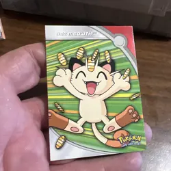 #52 MEOWTH 2000 TOPPS NINTENDO POKEMON Card #HV9 Nm/mint - Image 1