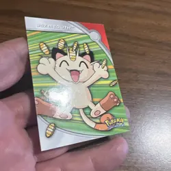 #52 MEOWTH 2000 TOPPS NINTENDO POKEMON Card #HV9 Nm/mint - Image 2