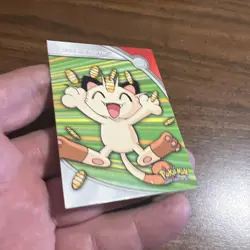 #52 MEOWTH 2000 TOPPS NINTENDO POKEMON Card #HV9 Nm/mint - Image 4