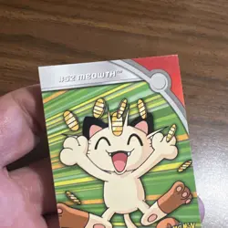#52 MEOWTH 2000 TOPPS NINTENDO POKEMON Card #HV9 Nm/mint - Image 5
