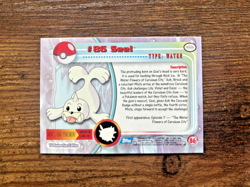 #86 Seel - Pokemon Topps Card - Blue Logo - Image 2