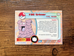 #88 Grimer - Pokemon Topps Card - Blue Logo - Image 2