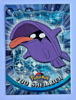 Shellder #90 Topps Blue Label TV Animation 1999 Non-Holo Pokemon Card LP - Image 1
