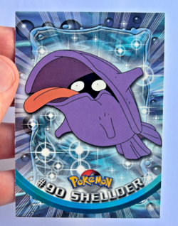 Shellder #90 Topps Blue Label TV Animation 1999 Non-Holo Pokemon Card LP - Image 3