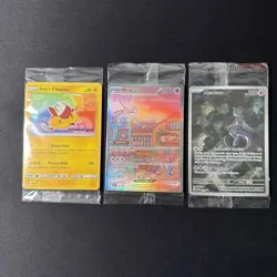 Pokemon Sealed Promo Card Lot 151 UPC Mew 053 Mewtwo 052 + Pikachu SM108 - Image 1