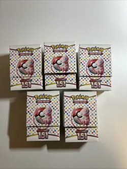 Pokemon Scarlet & Violet -EMPTY 151 Booster Bundle BOX ONLY, NO CARDS LOT OF 5 - Image 1