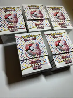 Pokemon Scarlet & Violet -EMPTY 151 Booster Bundle BOX ONLY, NO CARDS LOT OF 5 - Image 2