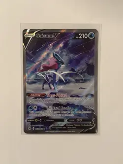 Pokemon Suicune v Crown Zenith Galarian Gallery Holo Ultra Rare Card GG38/GG70 - Image 1