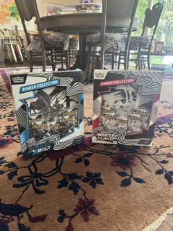 Pokemon TCG White Flare And Black Bolt Binder Collection Bundle - Image 1