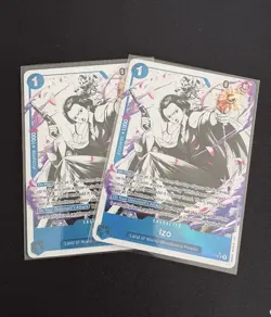 2025 One Piece Card Game - Izo ST22-002 - Alt Art NM x2 - Image 1