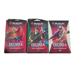 3 NIP MTG Ikoria Lair of Behemoths Theme Boosters Packs SEALED Red Green White - Image 1