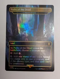 Paths of the Dead (Foil)- Cavern of Souls Commander: the Lord of the Rings: MTG - Image 1