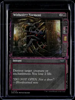 Withering Torment - 313 - Foil - DSK - NM - MTG Magic the Gathering - Image 1
