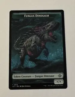 MTG Fungus Dinosaur Token - The Lost Caverns of Ixalan LP - Image 1