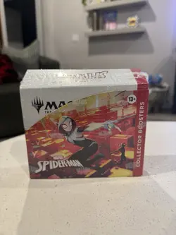Magic The Gathering Spider-Man Collector Booster Box Factory Sealed In Hand - Image 1