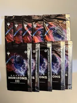 Modern Horizons 3 III - 10 Collector Booster Sample Packs SEALED MTG - Image 1