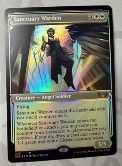 Magic the Gathering - Sanctuary Warden 343 Foil - Image 1