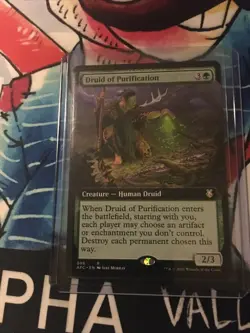 MTG Druid of Purification Commander: Adventures in the Forgotten Realms 308 NM - Image 1