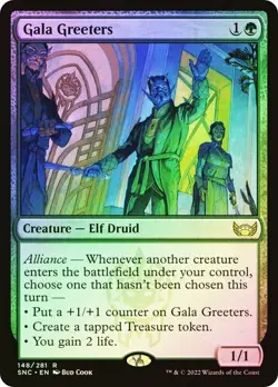 Gala Greeters FOIL - 148/281 - Rare - Streets of New Capenna SNC MTG - Image 1