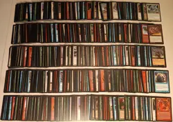 Vintage 1998 MTG Magic the Gathering Stronghold 1000 Card Collection Lot - Image 1