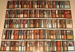 Vintage 1998 MTG Magic the Gathering Stronghold 1000 Card Collection Lot - Image 3