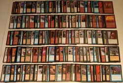 Vintage 1998 MTG Magic the Gathering Stronghold 1000 Card Collection Lot - Image 4