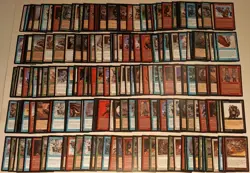 Vintage 1998 MTG Magic the Gathering Stronghold 1000 Card Collection Lot - Image 5
