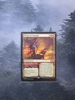 Virtue of Courage (Showcase) Wilds of Eldraine Regular - Image 1