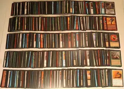 Vintage 1997 MTG Magic the Gathering Tempest 1000 Card Collection Lot - Image 1