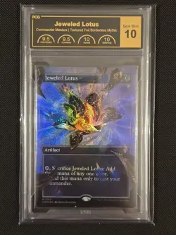 Textured Foil - Jeweled Lotus Frame Break Commander Masters MTG Magic Graded 10 - Image 1