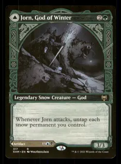 MTG - Jorn, God of Winter (Showcase) Kaldheim #317 Rare LP - Image 1