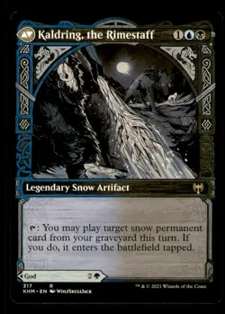 MTG - Jorn, God of Winter (Showcase) Kaldheim #317 Rare LP - Image 2