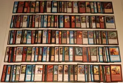 Vintage 1997 MTG Magic the Gathering Weatherlight 1000 Card Collection Lot - Image 4