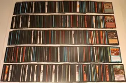 Vintage 1997 MTG Magic the Gathering Visions 1000 Card Collection Lot - Image 1